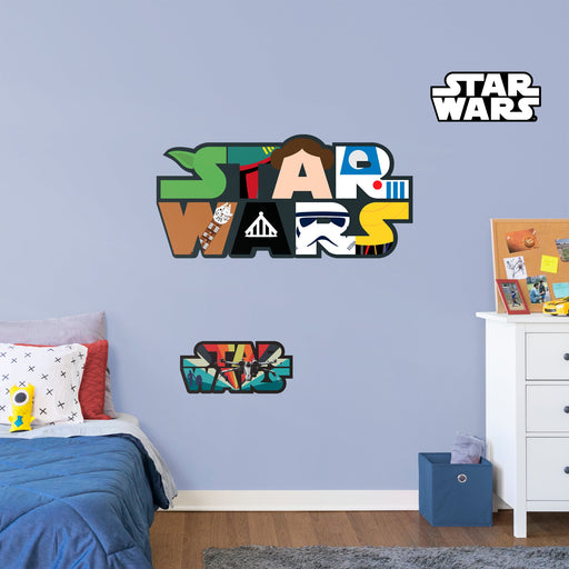 Minimalist Logo  - Officially Licensed Star Wars Removable Wall Decal - Premium Vinyl Die-Cut Logo - Just $99.99! Shop now at Retro Gaming of Denver