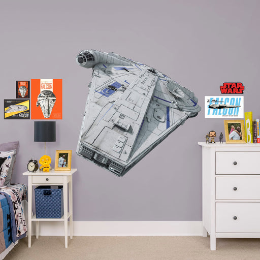 Millennium Falcon - Solo: A Star Wars Story - Officially Licensed Removable Wall Decal - Premium Vinyl Die-Cut Character - Just $69.99! Shop now at Retro Gaming of Denver