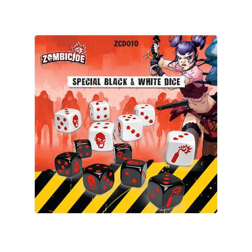 Zombicide: 2nd Edition - Special Black and White Dice - Premium Board Game - Just $17.99! Shop now at Retro Gaming of Denver