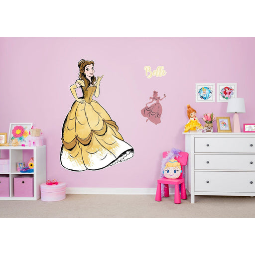 Beauty and the Beast: Belle Modern Storybook        - Officially Licensed Disney Removable Wall   Adhesive Decal - Premium Vinyl Die-Cut Character - Just $69.99! Shop now at Retro Gaming of Denver