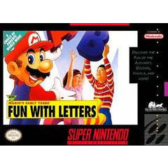 Mario's Early Years Fun With Letters - Super Nintendo - Premium Video Games - Just $15.99! Shop now at Retro Gaming of Denver