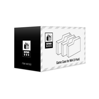 Game Case 3 Pk  For N64® (Repair Box) - Premium Video Game Accessories - Just $9.99! Shop now at Retro Gaming of Denver