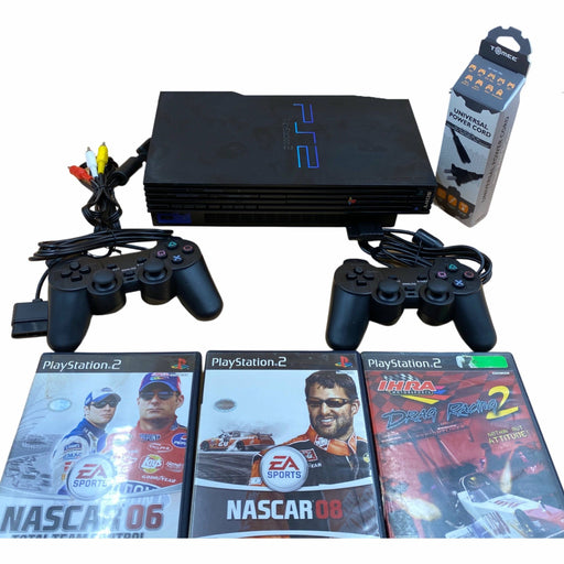 PlayStation 2 System (FAT) (Racing #2 Game Bundle) - Premium Video Game Consoles - Just $136.99! Shop now at Retro Gaming of Denver