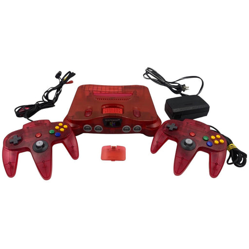 Funtastic Watermelon Red Nintendo 64 with Expansion Memory Pak & 2 Original Controllers - Premium Video Game Consoles - Just $369.99! Shop now at Retro Gaming of Denver