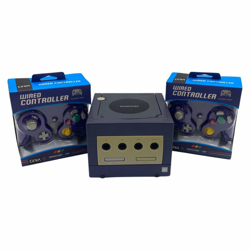 Indigo GameCube System (with 2 New Aftermarket Controllers) - Premium Video Game Consoles - Just $123.99! Shop now at Retro Gaming of Denver