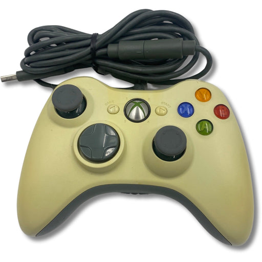 White Xbox 360 Wired Controller - Xbox 360 - Premium Video Game Accessories - Just $20.99! Shop now at Retro Gaming of Denver