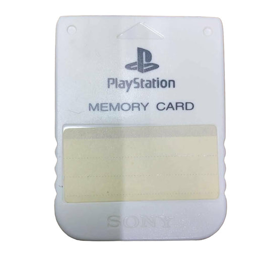 Memory Card [White] - PlayStation - Premium Console Memory Card - Just $14.99! Shop now at Retro Gaming of Denver