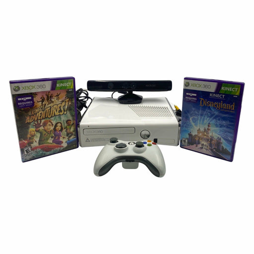 Xbox 360 Slim Console 4GB White Kinect Bundle Xbox 360 - Premium Video Game Consoles - Just $119.99! Shop now at Retro Gaming of Denver