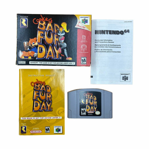 Conker's Bad Fur Day - Nintendo 64 - Premium Video Games - Just $113.99! Shop now at Retro Gaming of Denver