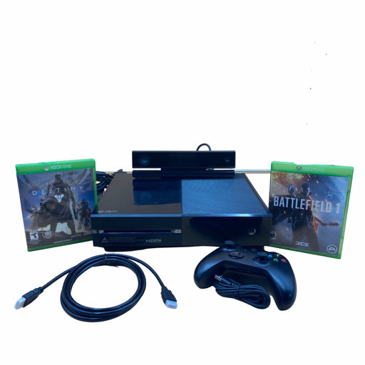 Xbox One 500 GB Black Console With Kinect (2 Game Bundle) - Premium Video Game Consoles - Just $133.99! Shop now at Retro Gaming of Denver