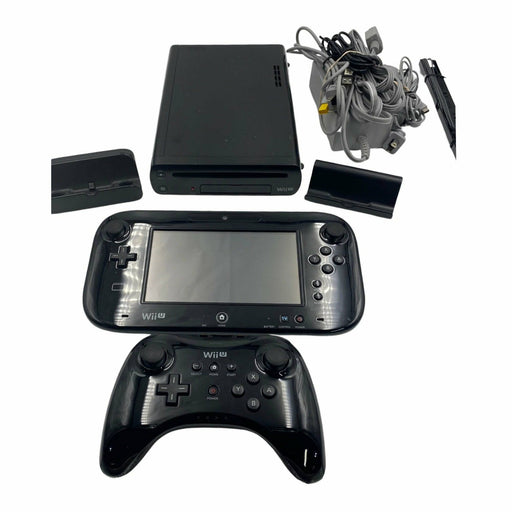 Wii U Console Deluxe Black 32GB (With Pro Controller) - Premium Video Game Consoles - Just $174.99! Shop now at Retro Gaming of Denver
