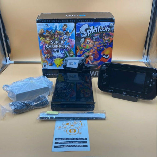 Wii U Deluxe: Super Smash Bros & Splatoon Edition (Console-CIB) - Premium Video Game Consoles - Just $197.99! Shop now at Retro Gaming of Denver
