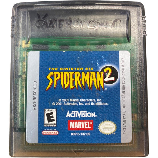 Spiderman 2 The Sinister Six - Nintendo GameBoy Color - Premium Video Games - Just $100.99! Shop now at Retro Gaming of Denver