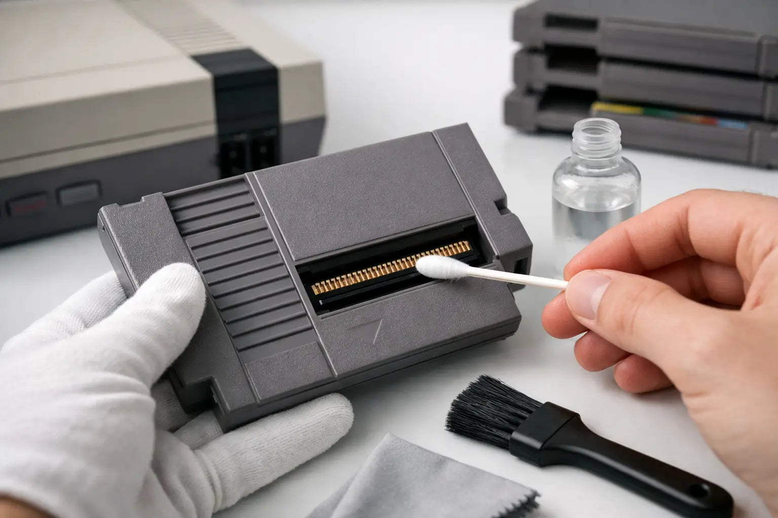 How to Clean NES Cartridges Without Damage