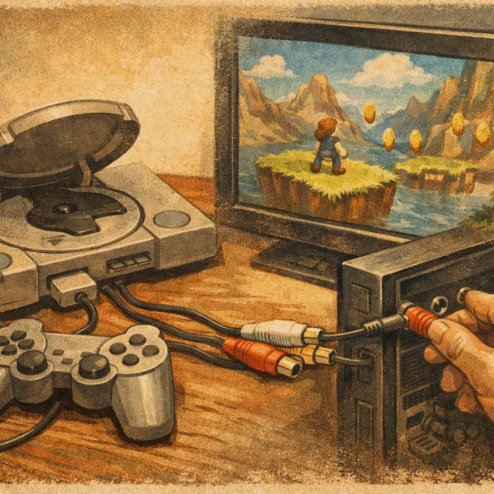 How to Connect PS1 to HDTV the Right Way