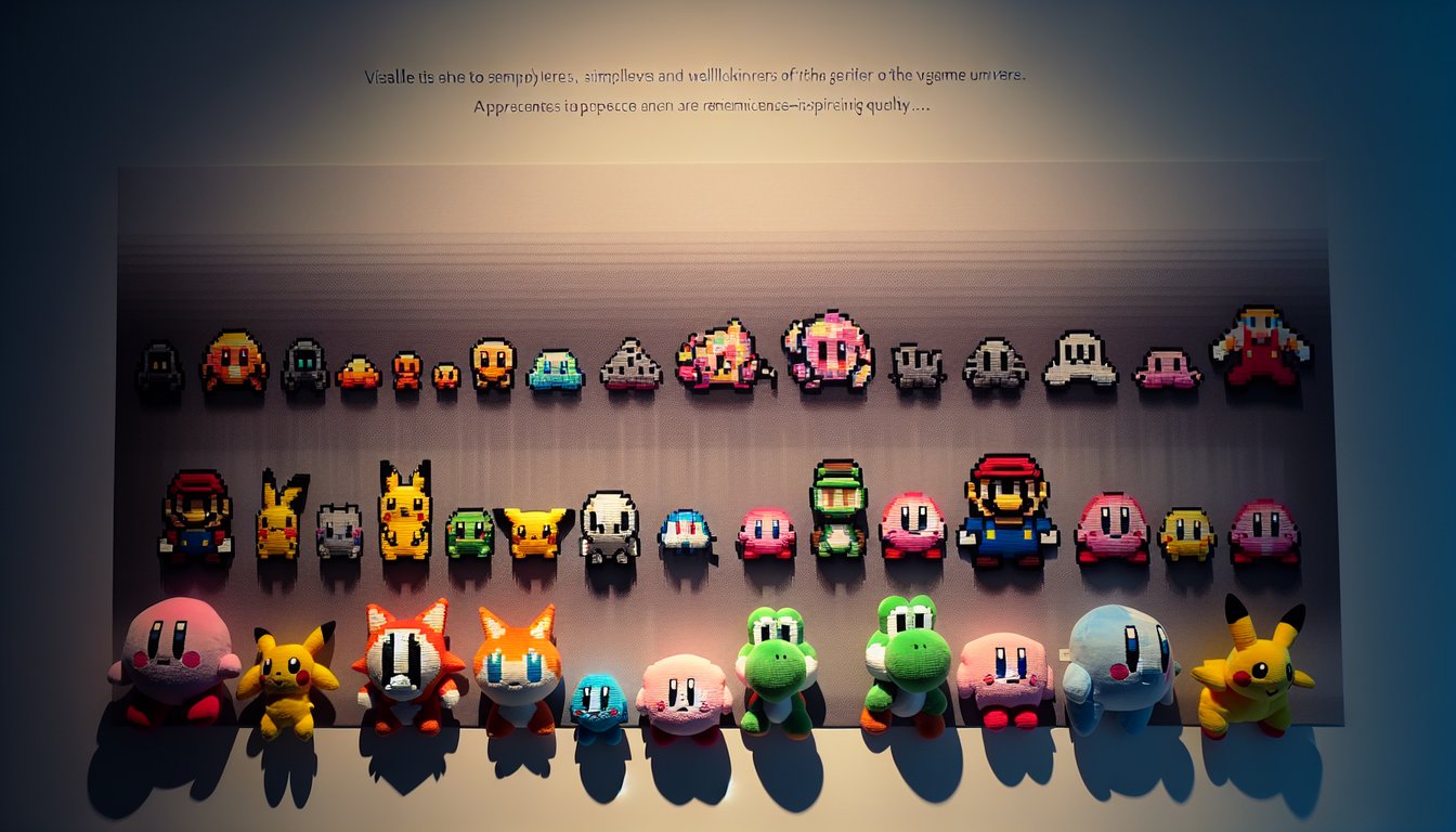 From Pixels to Plush: The Evolution of Video Game Character Collectibles