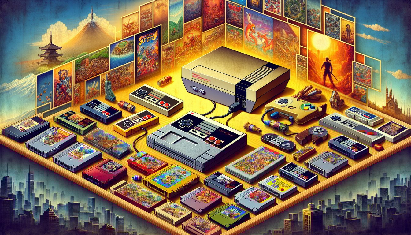 Press Start: A Journey Through the Golden Era of Vintage Video Games