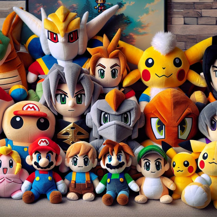 Hugging Nostalgia: Iconic Video Game Characters Transformed into Plush Companions