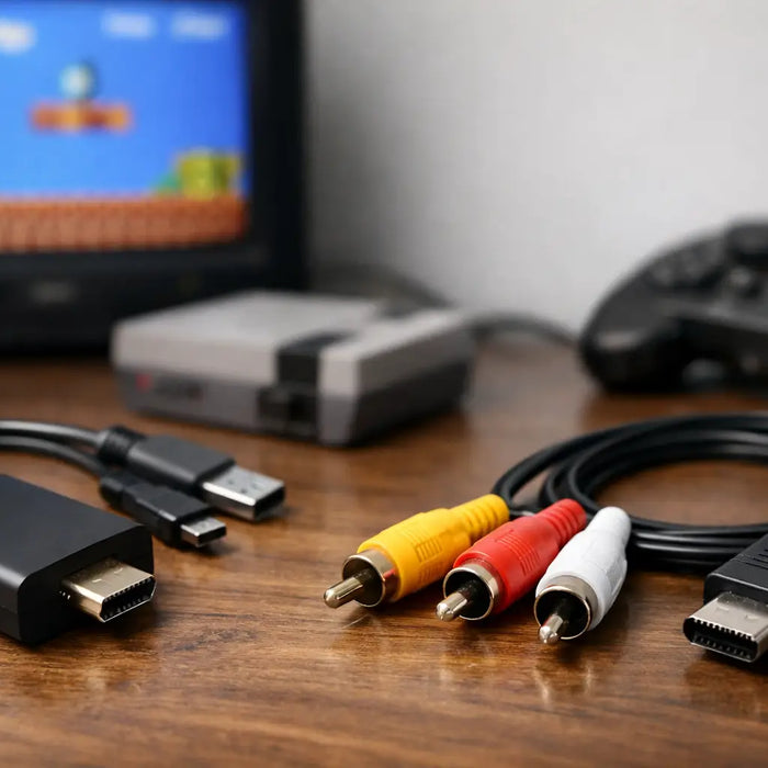 HDMI Adapter vs AV Cable for Retro Games