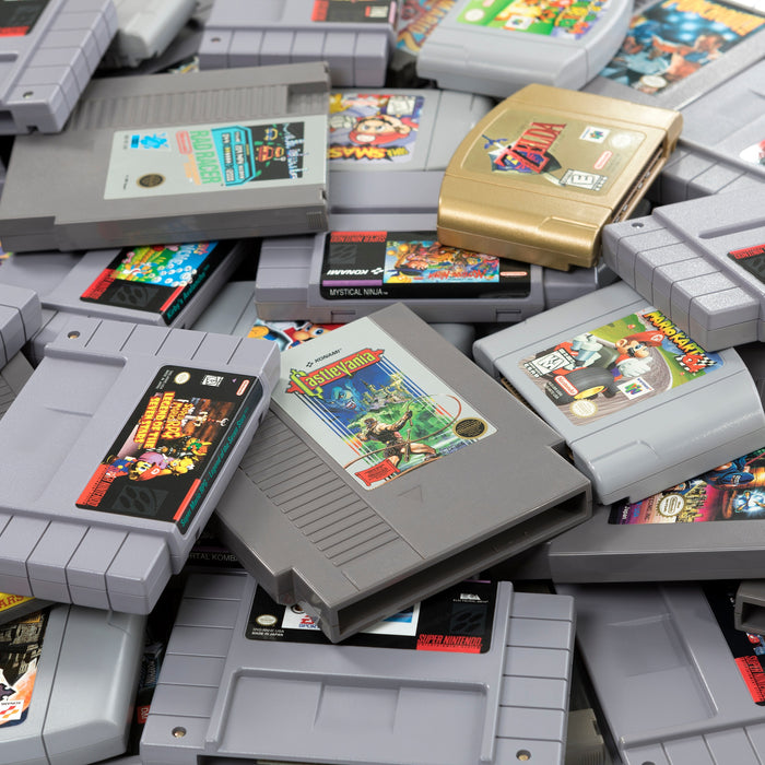 Retro Video Game Cartridges