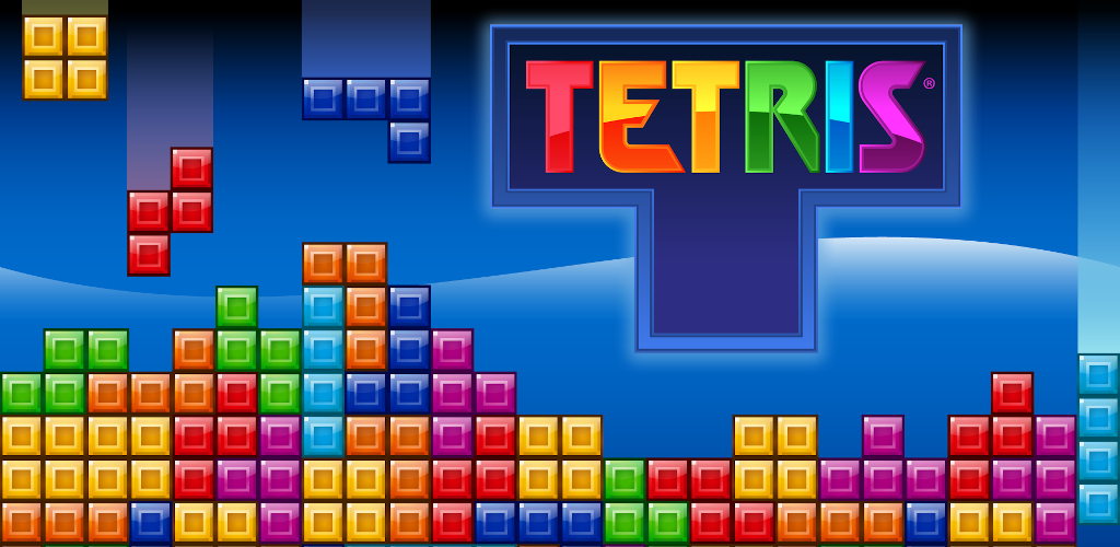 Tetris video game front screen