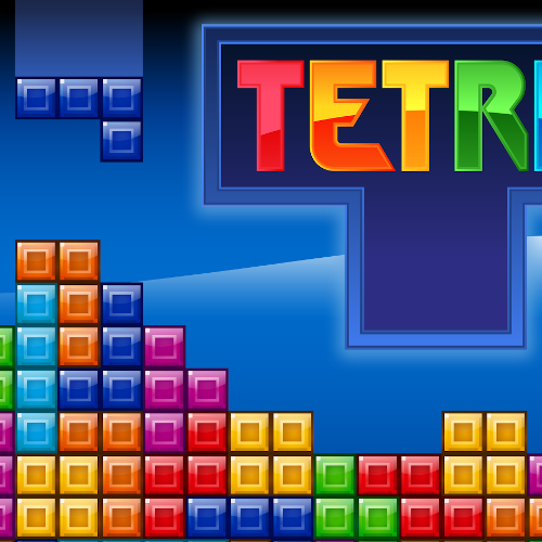 Tetris video game front screen
