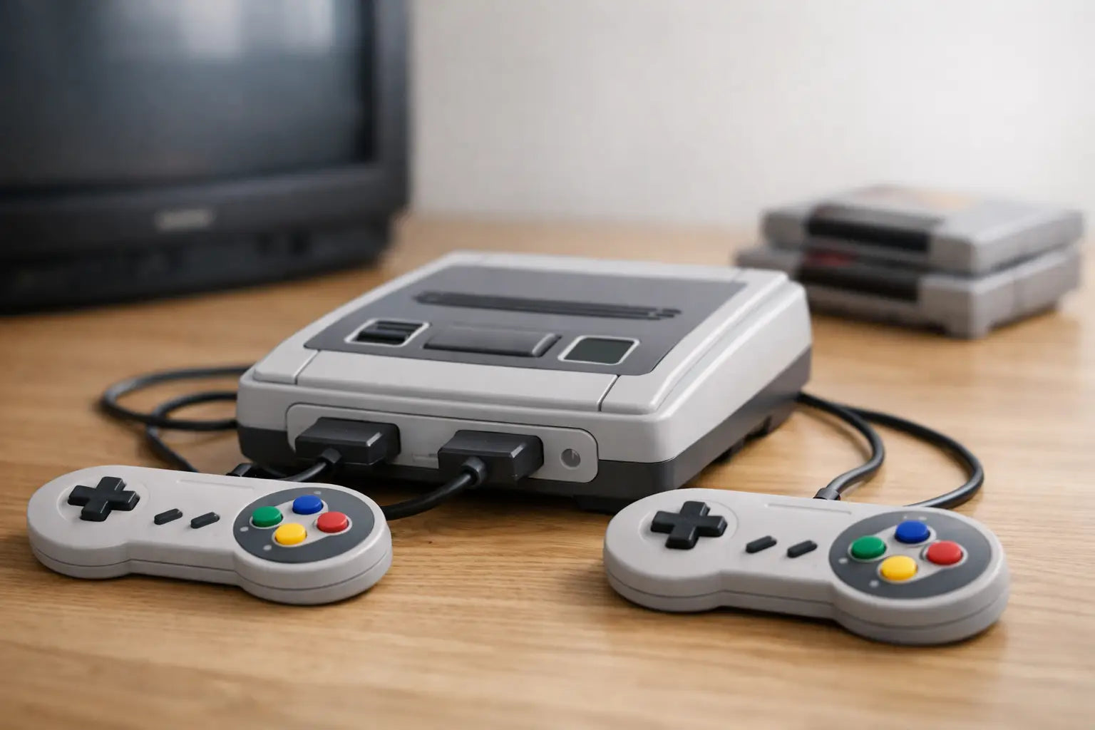 Retro Console Bundle With Two Controllers