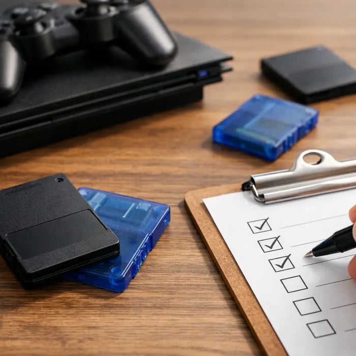 Authentic PS2 Memory Card Purchase Checklist
