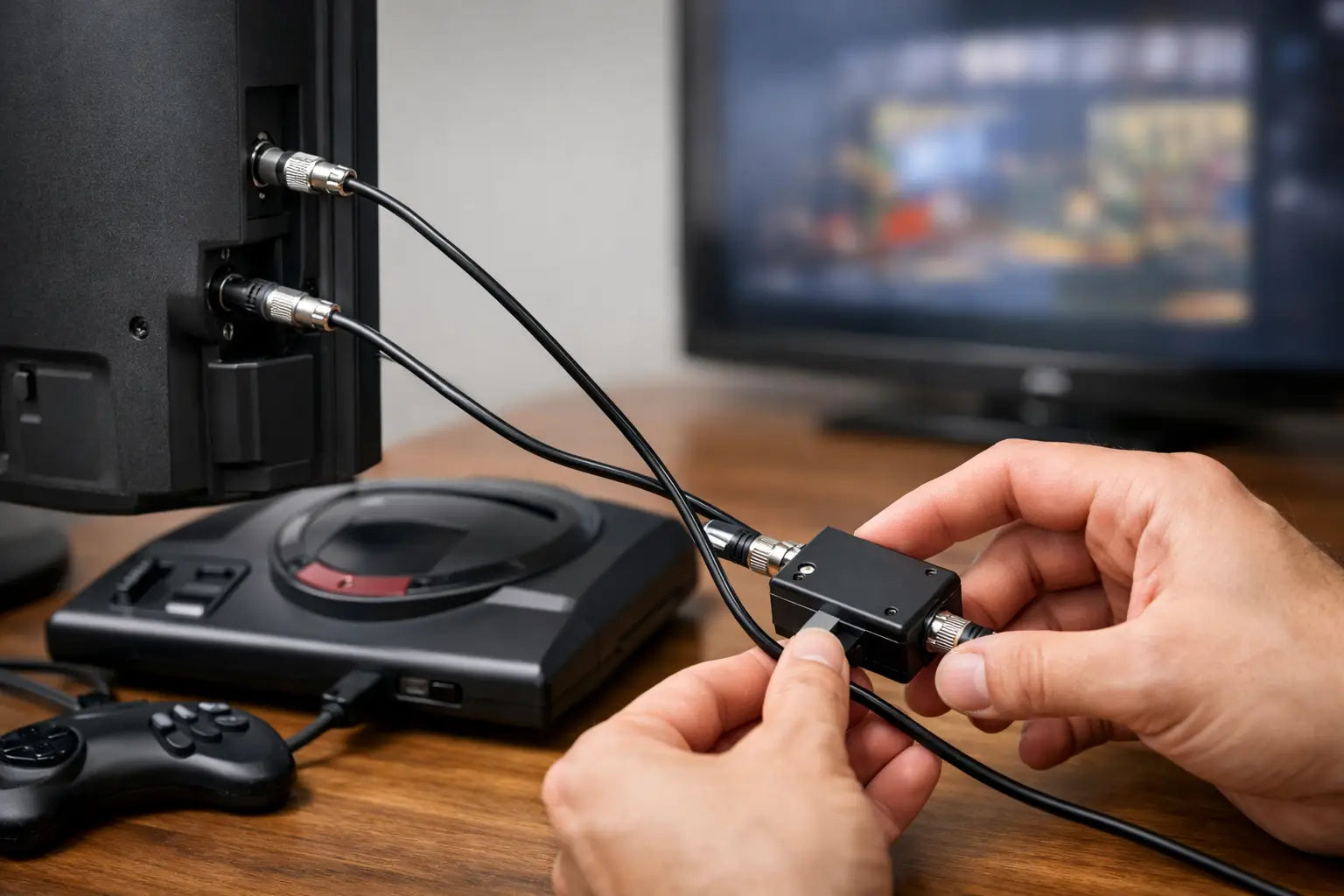 How to Connect a Sega Genesis RF Switch to Your TV