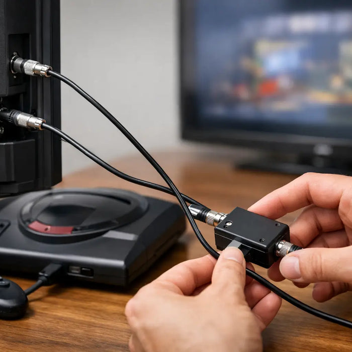 How to Connect a Sega Genesis RF Switch to Your TV
