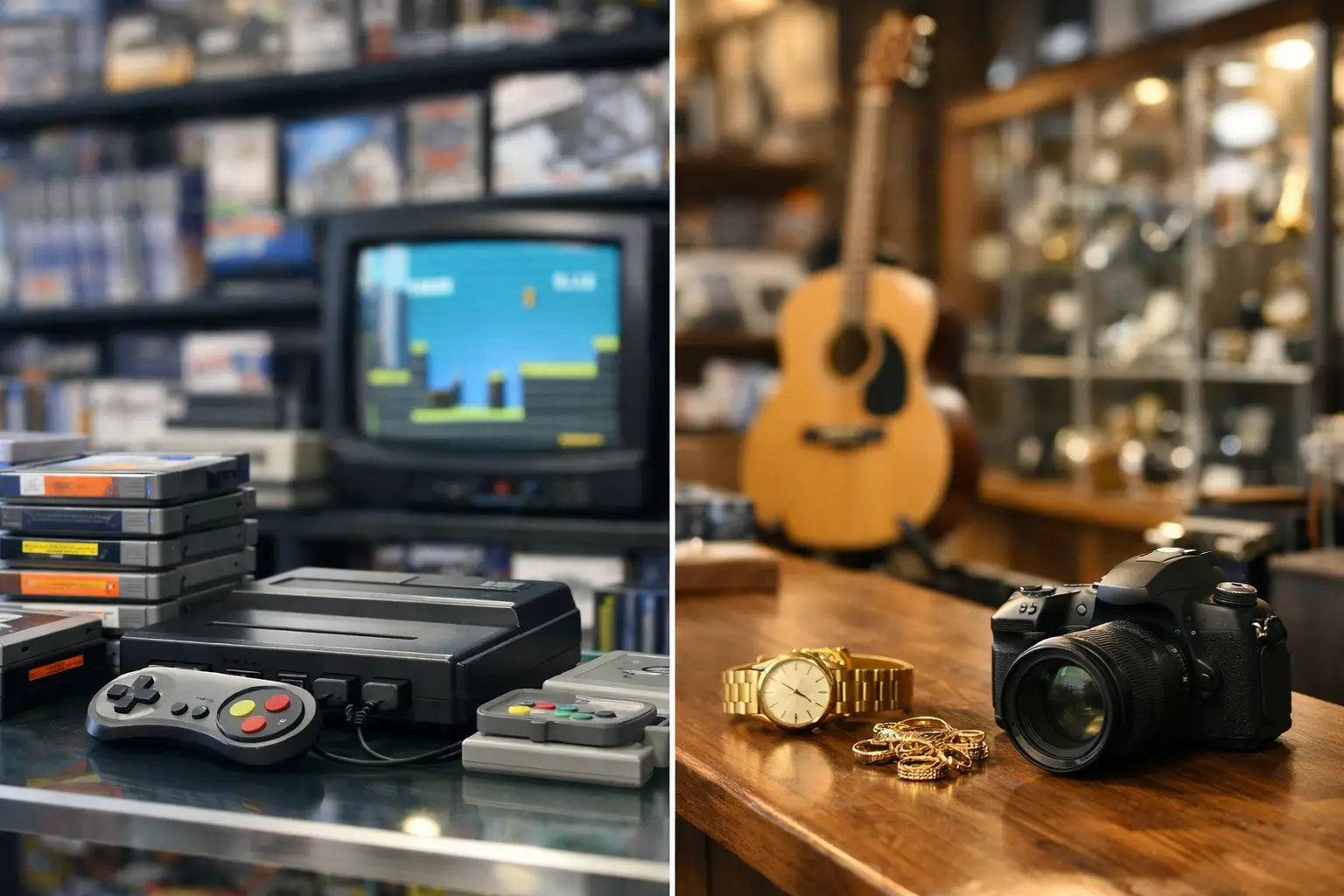 Retro Game Store vs Pawn Shop