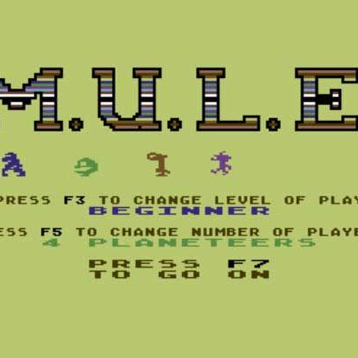 A Look at the Classic Game M.U.L.E.