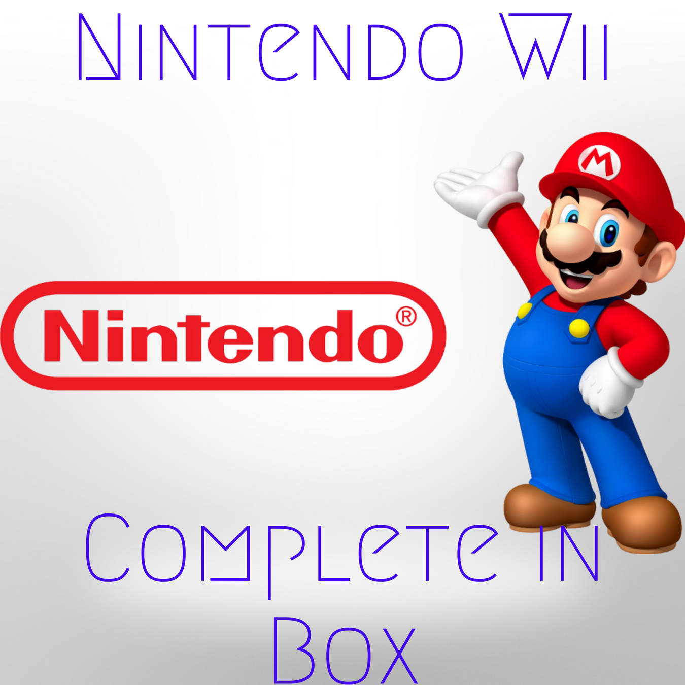 Nintendo Wii complete in box section