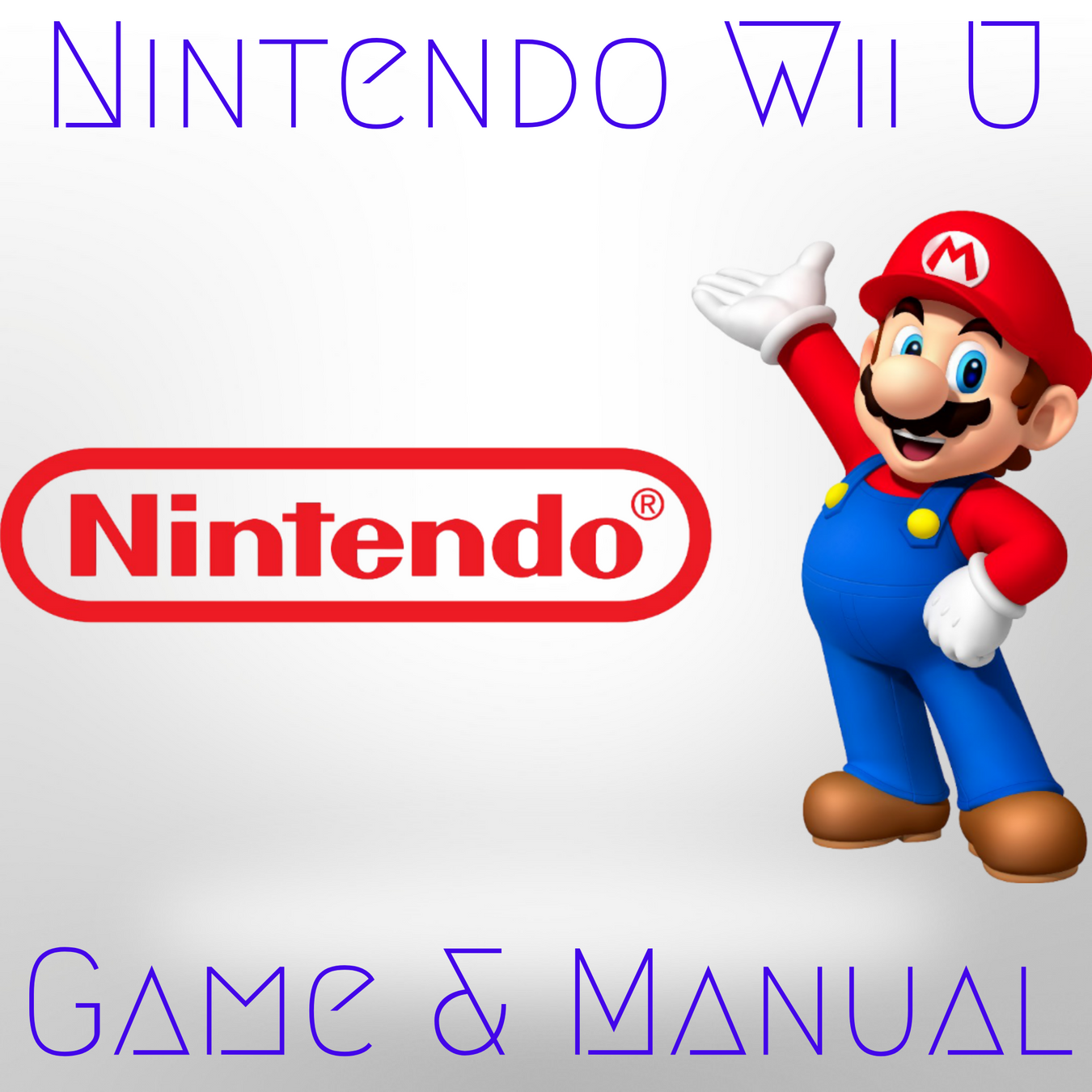 Nintendo Wii U Game & Manual section