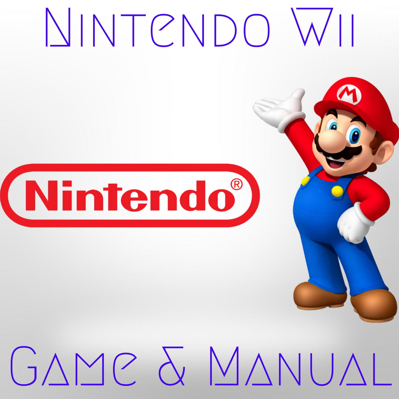 Nintendo Wii Game & Manual section