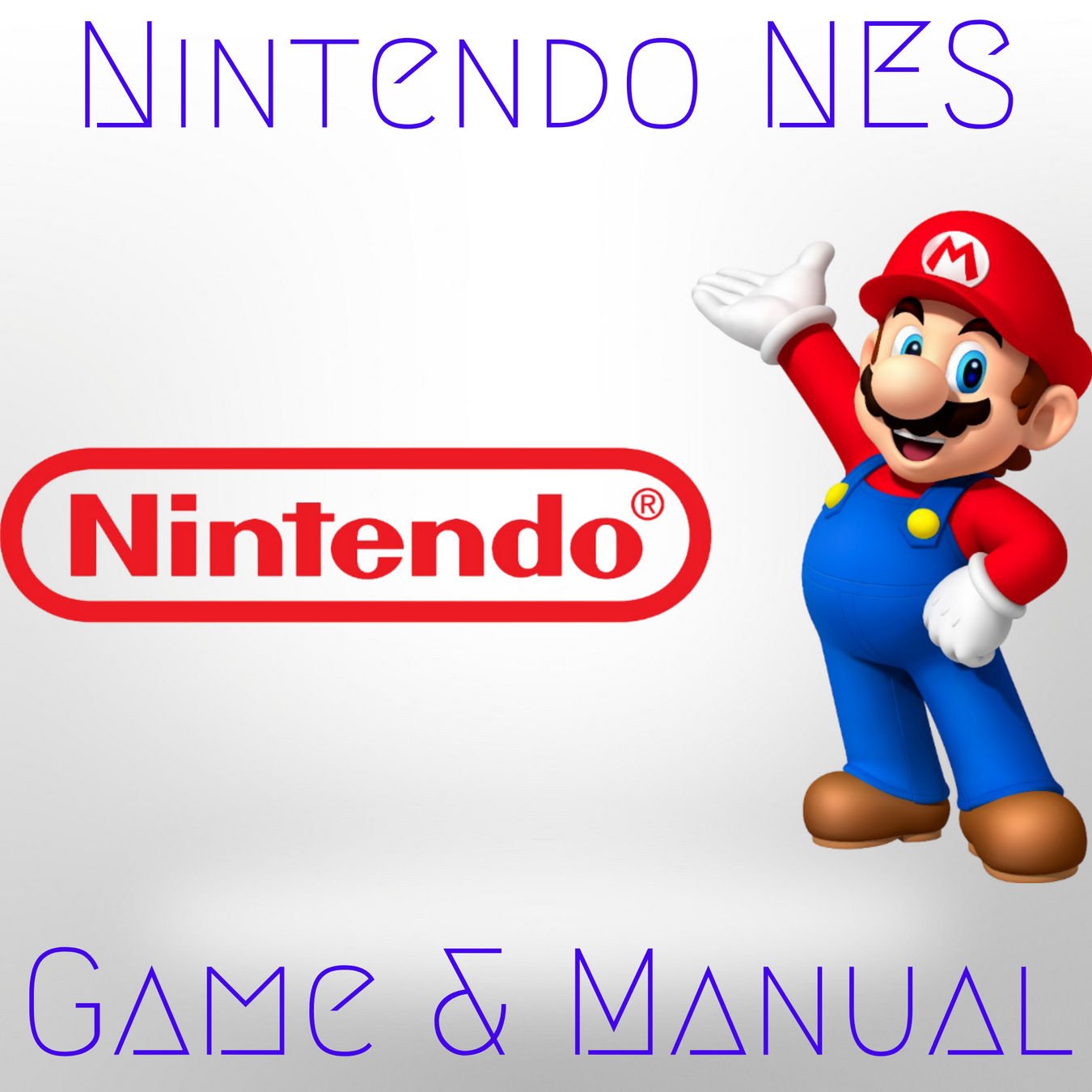 Game & Manual selection for NES Items