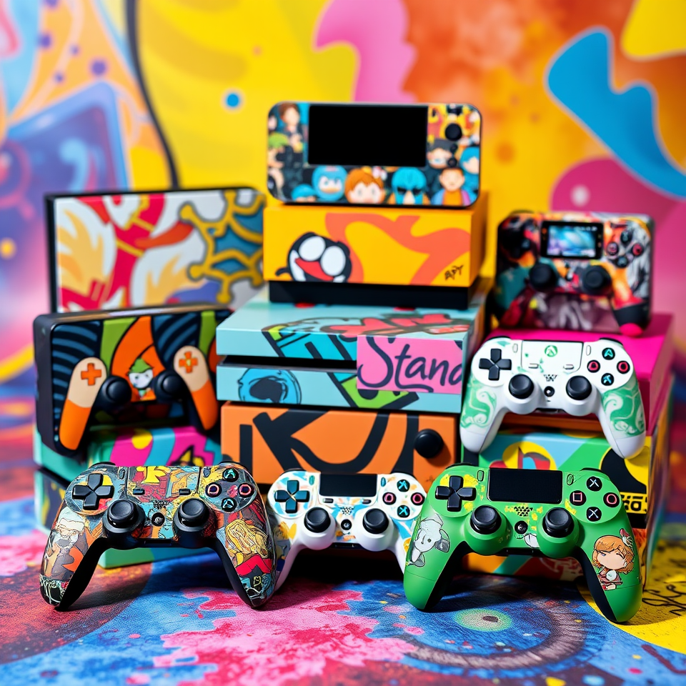 Gaming Console & Controller Skins