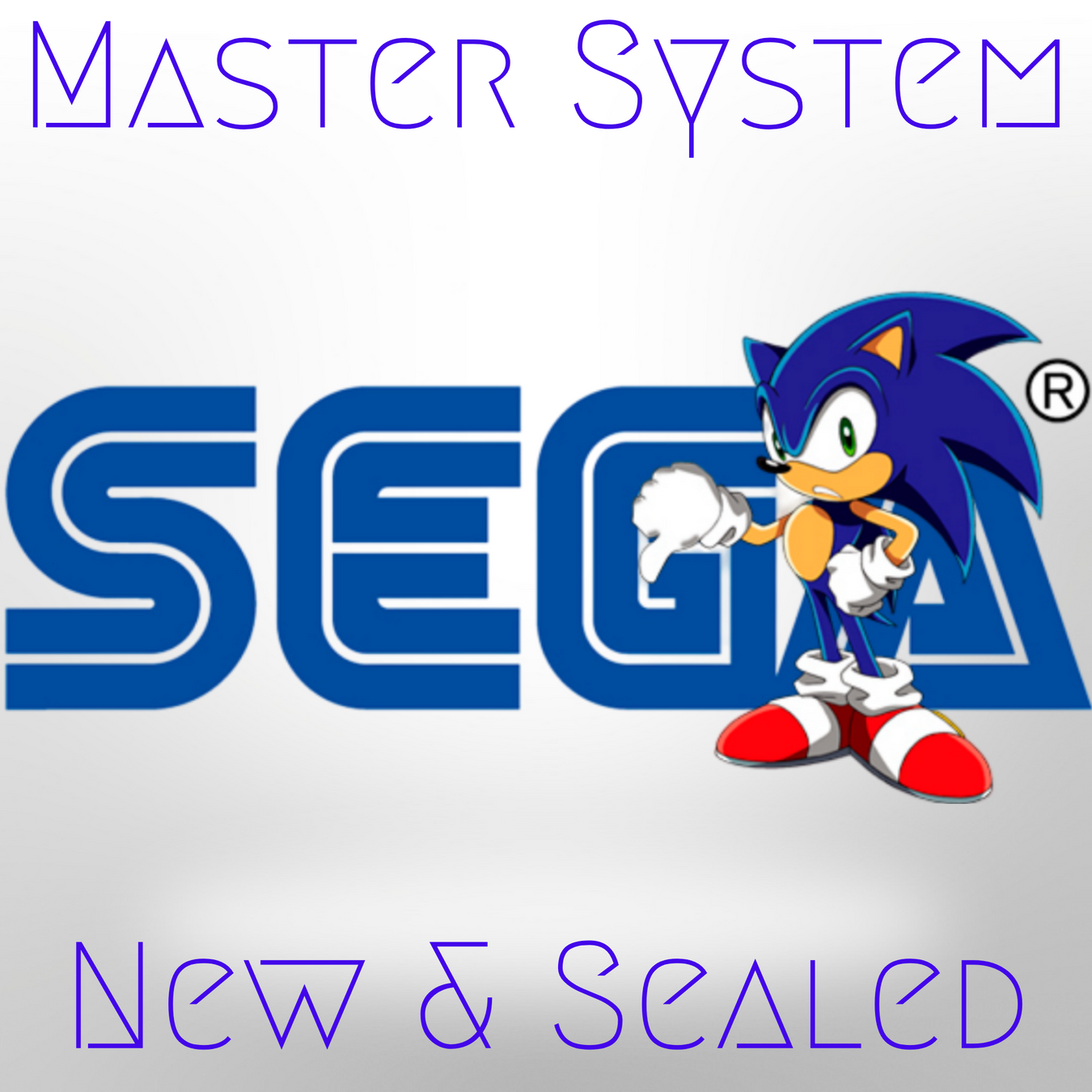 Sega Master System New & Sealed section