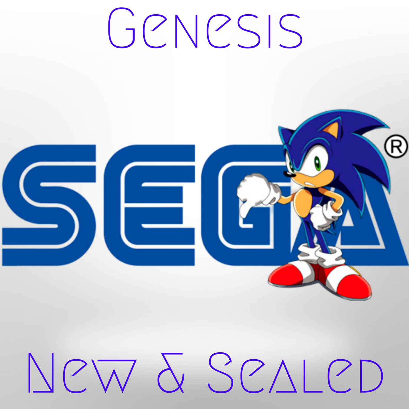 Sega Genesis New & Sealed section