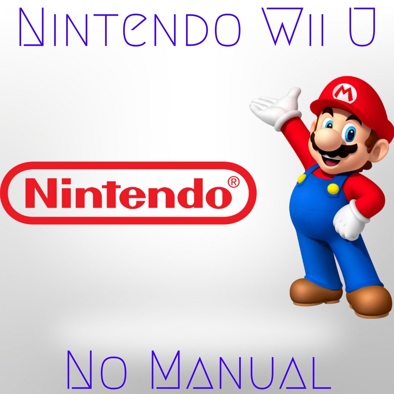 Nintendo Wii U No Manual section