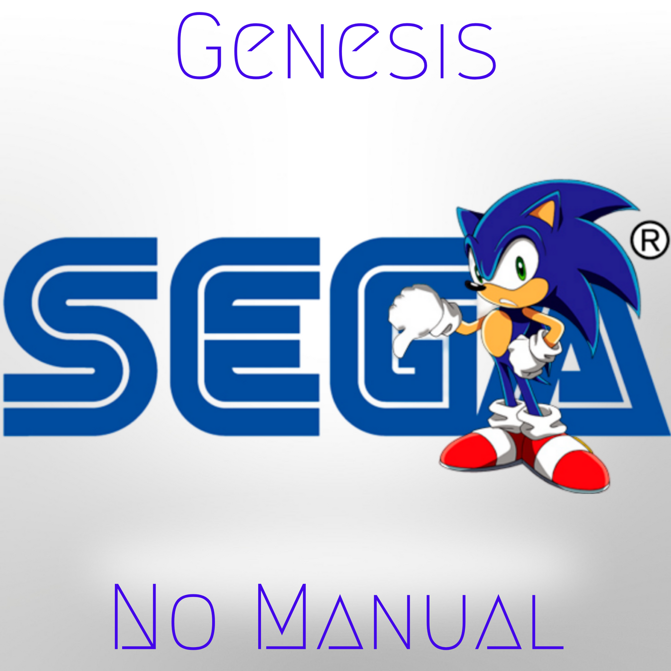 Sega Genesis No Manual section