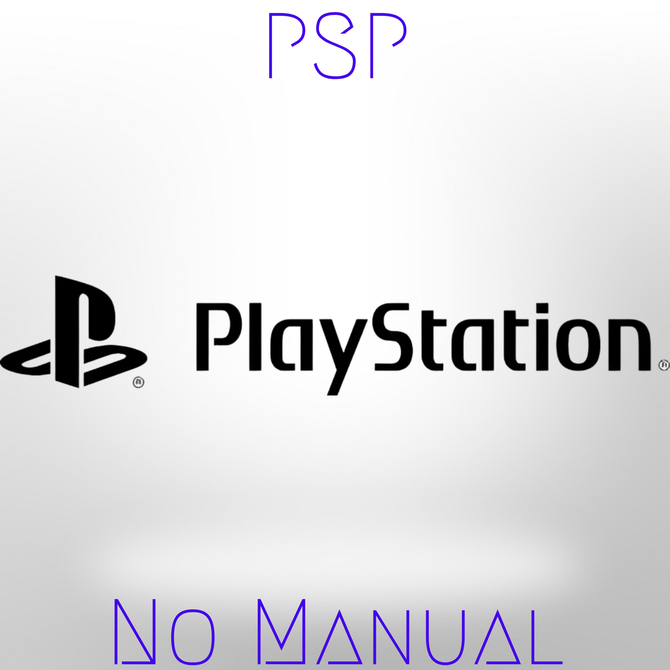 PlayStation Portable No Manual section