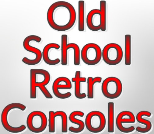 Old School Retro Gaming Consoles