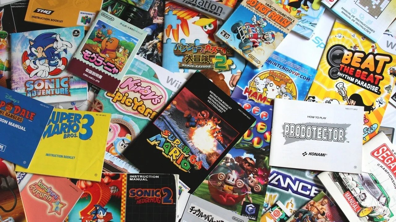 Video Game Manuals & Video Game Instructional Booklets