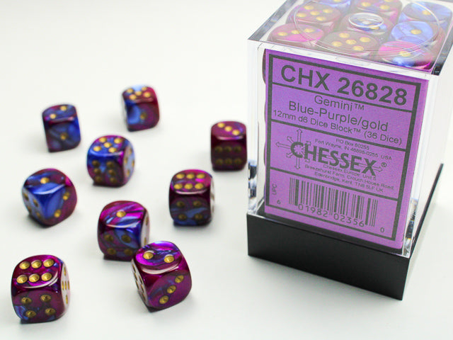 Chessex 12mm 6-Sided Gemini Dice Block - for just $15.99! 