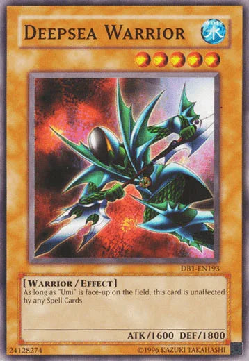 Deepsea Warrior [DB1-EN193] Common - for just $0.10! 