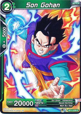 Son Gohan (Green) (BT11-076) [Vermilion Bloodline] - for just $0.10! 
