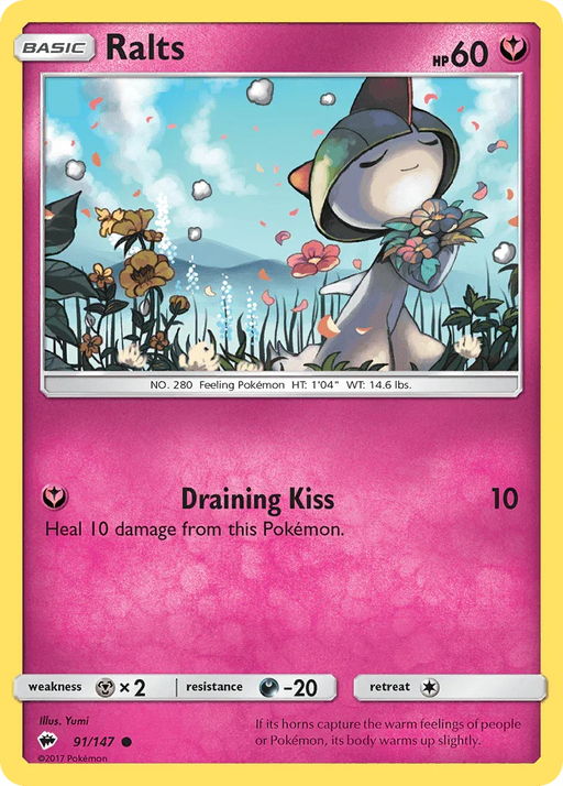 Ralts (91/147) [Sun & Moon: Burning Shadows] - for just $0.15! 