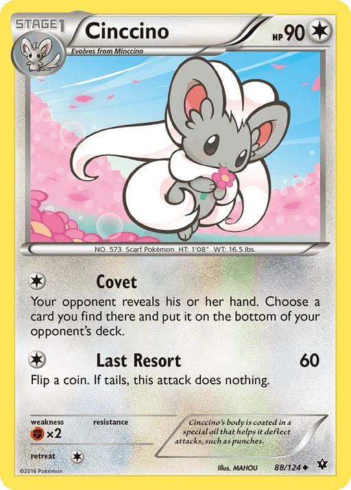 Cinccino (88/124) [XY: Fates Collide] - for just $0.20! 