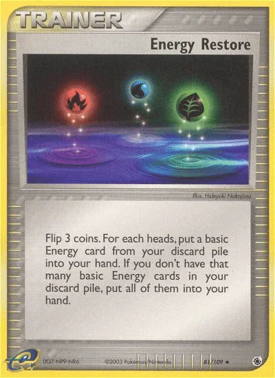Energy Restore (81/109) [EX: Ruby & Sapphire] - for just $0.25! 